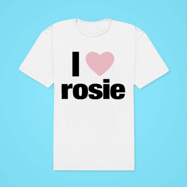 Evan Mock Wearing I Love Rosie Classic Tshirt