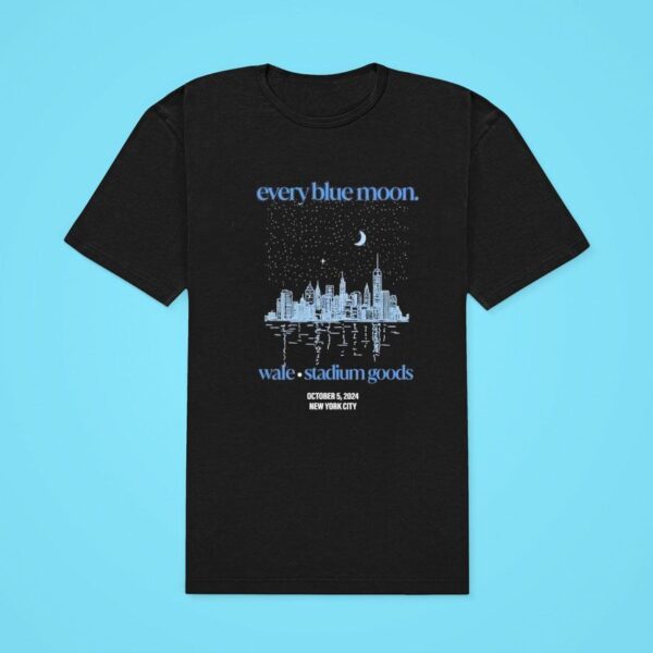 Every Blue Moon Wale Nyc X Stadium Goods Classic Tshirt