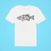 Field Stream Bass Stamp Fish Classic Tshirt