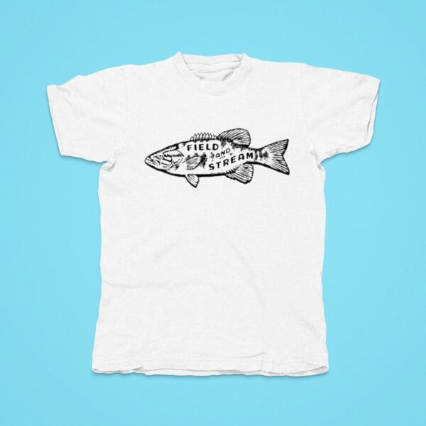 Field Stream Bass Stamp Fish Tshirt