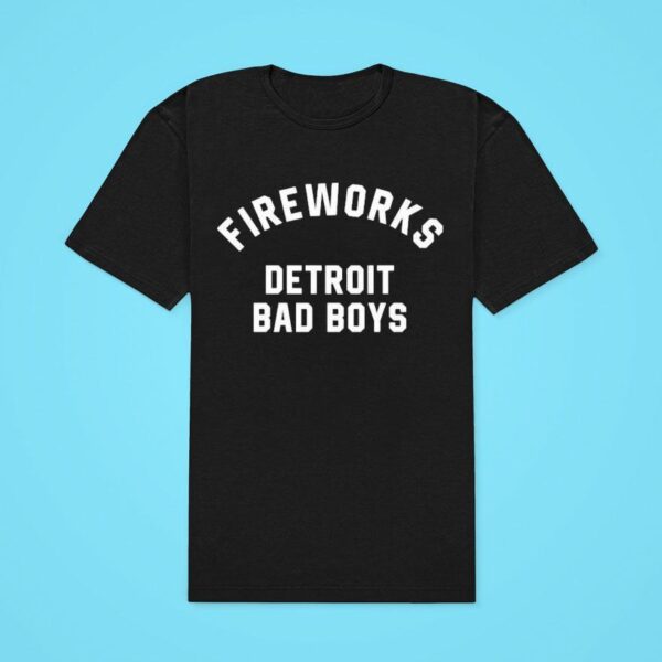 Fireworks Detroit Bad Boys Classic Tshirt