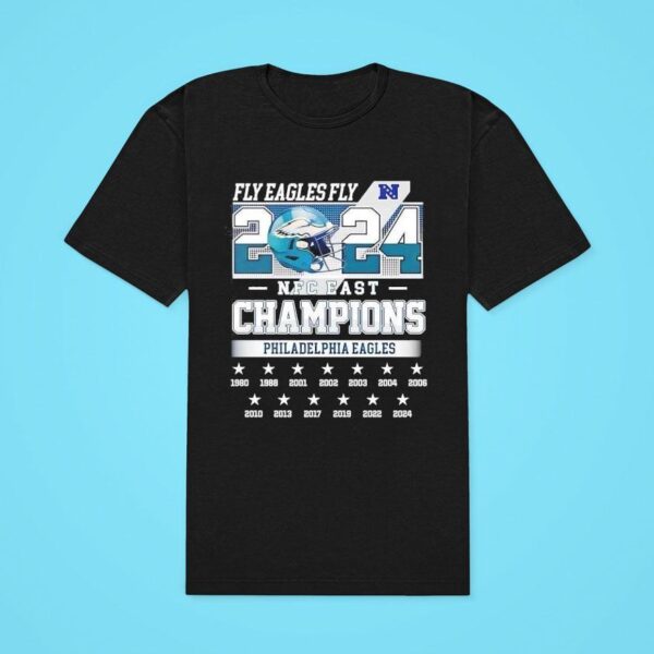 Fly Eagles Fly Nfc East Champions Philadelphia Eagles Classic Tshirt