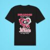 Georgia Bulldogs In My Veins Jesus In My Heart Diamond Classic Tshirt