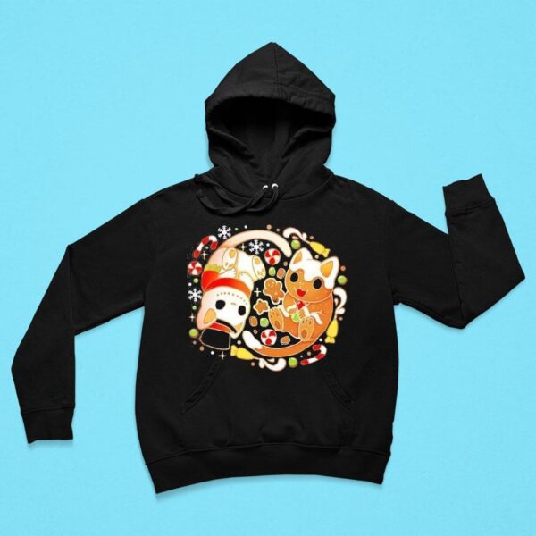 Gingerbread Cat Cookies Snow Cats Hoodie