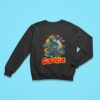 Godzilla Fights Cartoon Sweatshirt