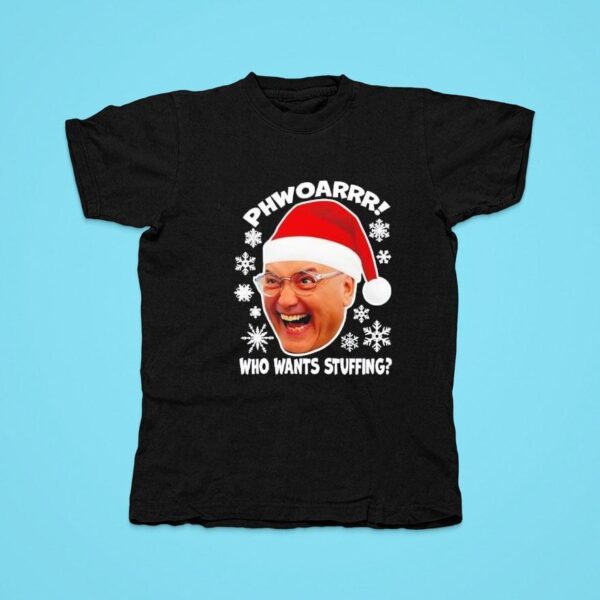 Gregg Wallace Phwoarrr Who Wants Stuffing Tshirt