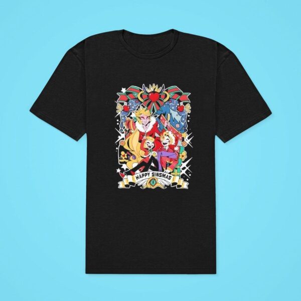 Hazbin Hotel Happy Sinsmas Classic Tshirt