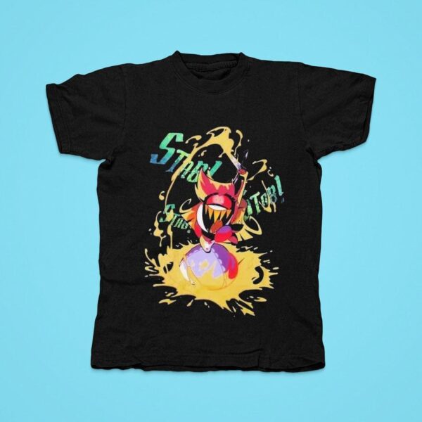 Hazbin Hotel Niffty Gold Glitter Tshirt