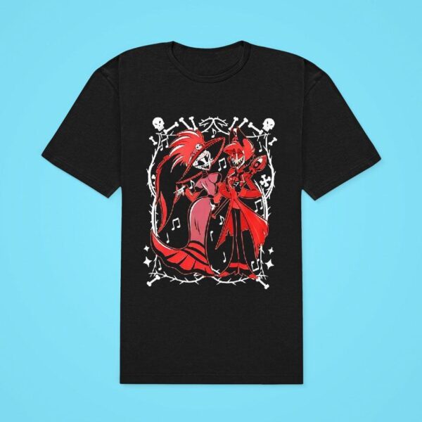 Hazbin Hotel Rosie And Alastor Ace Classic Tshirt