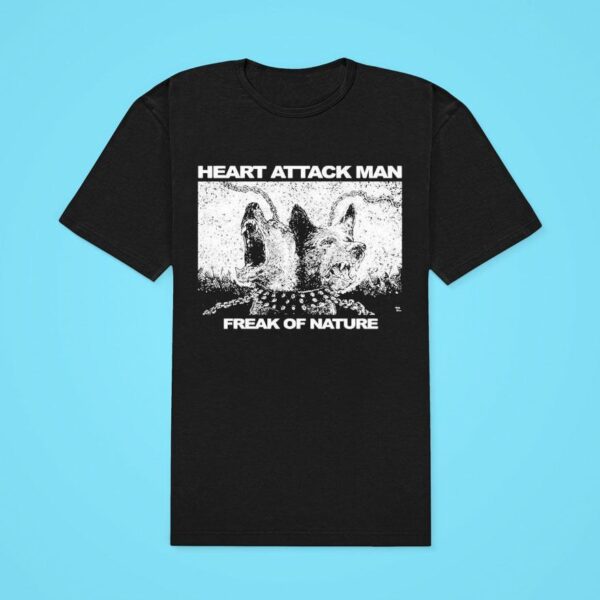 Heart Attack Man Freak Of Nature Two Headed Dog Classic Tshirt