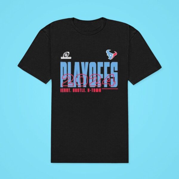 Hustle Heart Htown Texans Playoffs Classic Tshirt