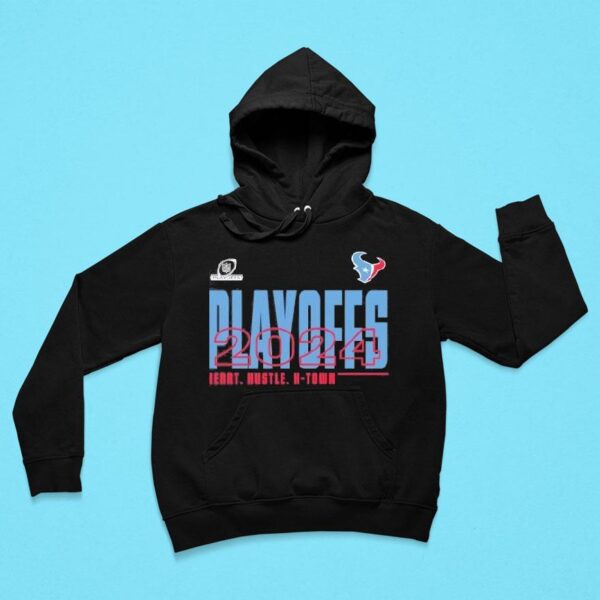 Hustle Heart Htown Texans Playoffs Hoodie