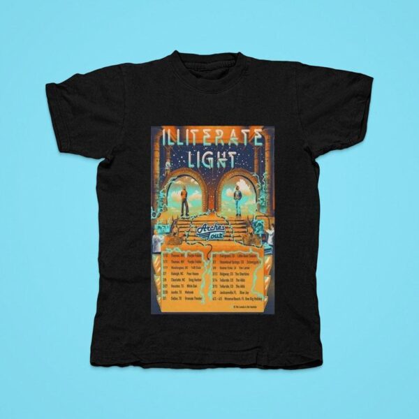 Illiterate Light Arches Tour Tshirt