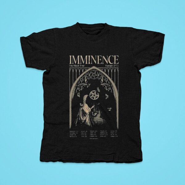 Imminence The Black Tour Europe Tshirt