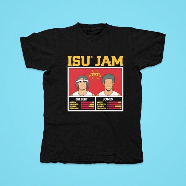 Isu Jam Keshon Gilbert And Curtis Jones Iowa State Cyclones Tshirt