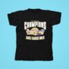 James Madison Dukes Boca Raton Bowl Champions Helme Tshirt