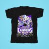 James Madison Dukes Boca Raton Bowl Champions Signatures Tshirt