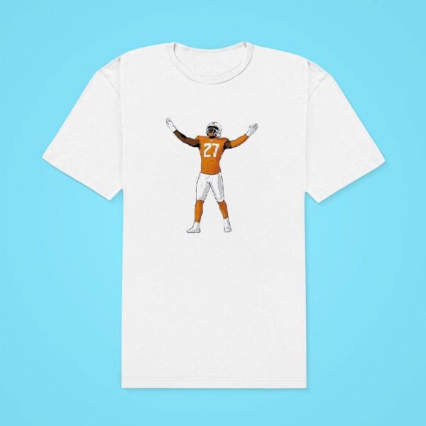 James Pearce Jr Tennessee Volunrs Football Cartoon Classic Tshirt