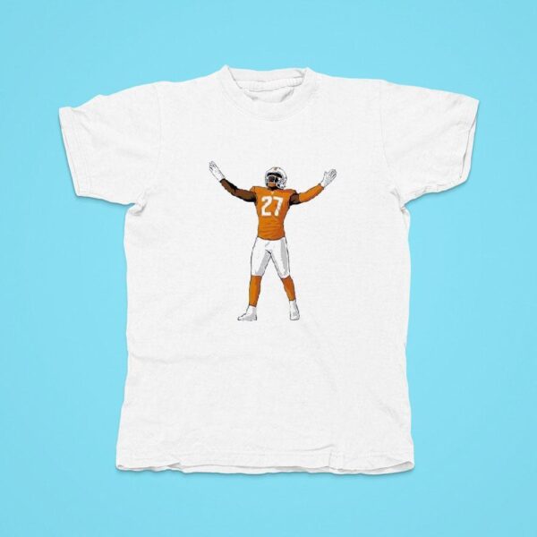 James Pearce Jr Tennessee Volunrs Football Cartoon Tshirt