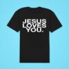 Jesus Loves You Los Angeles Dodgers Logo Classic Tshirt