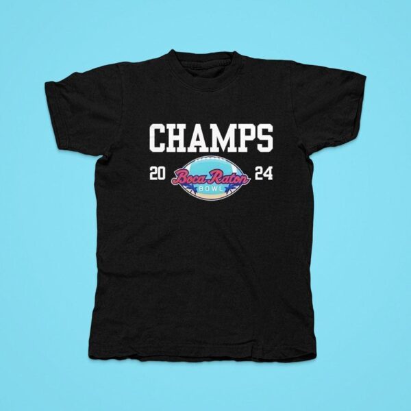 Jmu Football Boca Ration Bowl Champs Tshirt