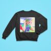 Josh Allen Wearing Glasses Buffalo Bills Photo Sweatshirt