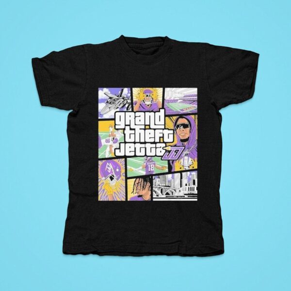 Justin Jefferson Grand Theft Jetta Gta Tshirt