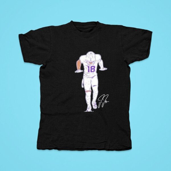 Justin Jefferson The Silencer Minnesota Vikings Tshirt