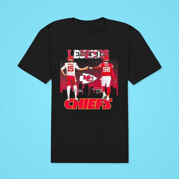 Kansas City Chiefs Legends Patrick Mahomes Derrick Thomas Classic Tshirt