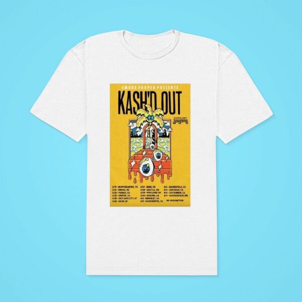 Kash D Out West Coast Tour Classic Tshirt