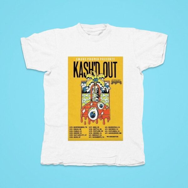 Kash D Out West Coast Tour Tshirt