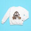 Katie Van Slyke Christmas Cows Sweatshirt