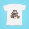 Katie Van Slyke Christmas Cows Tshirt