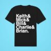 Keith And Mick And Bill And Charlies And Brian Classic Tshirt