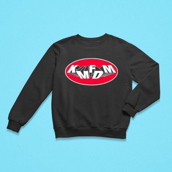 Kmfdm Oval Tumbling Logo Sweatshirt