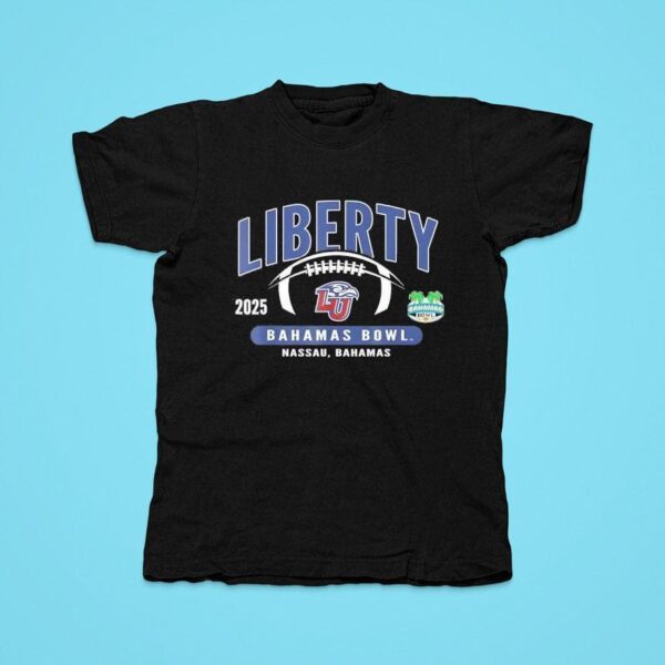 Liberty Flames Bahamas Bowl Nassau Bahamas Football Tshirt