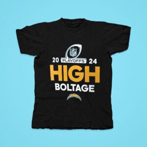 Los Angeles Chargers High Boltage Nfl Playoffs Tshirt