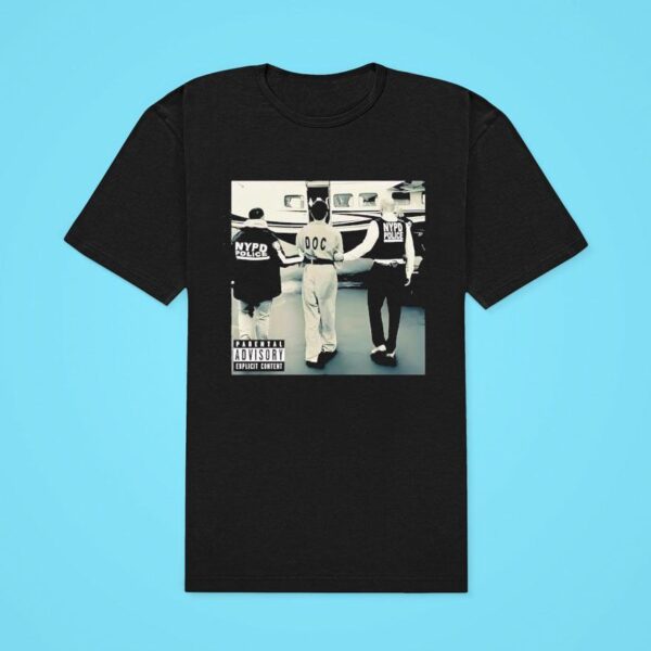 Luigi Mangione Helicopter Pad With Police Album Cover Classic Tshirt