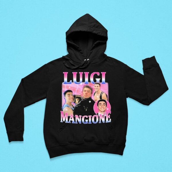 Luigi Mangione Portrai Hoodie