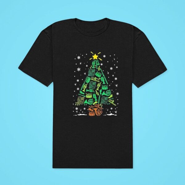 Marching Band Instrument Family Matching Christmas Tree Classic Tshirt