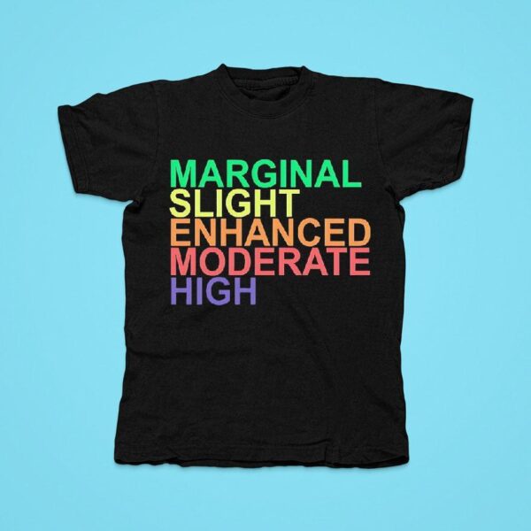 Marginal Slight Enhanced Moderate High Tshirt