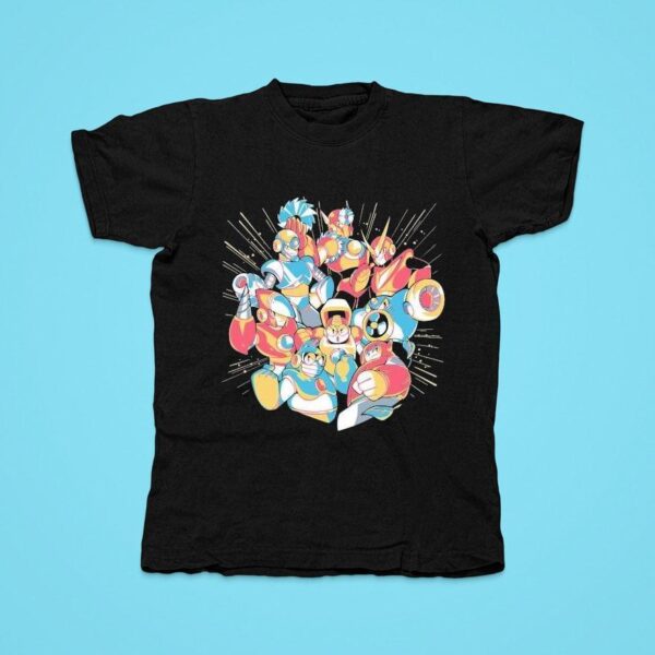 Mega Man Robot Masters Redux Tshirt