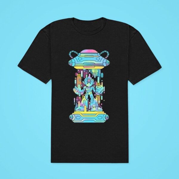 Mega Man X Powering Up Classic Tshirt