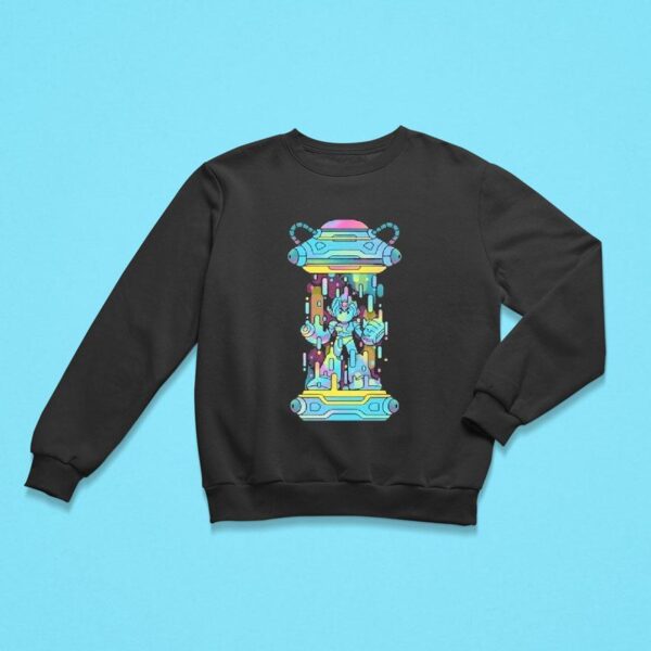 Mega Man X Powering Up Sweatshirt