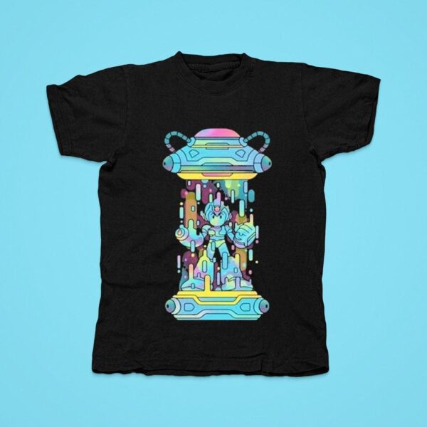 Mega Man X Powering Up Tshirt