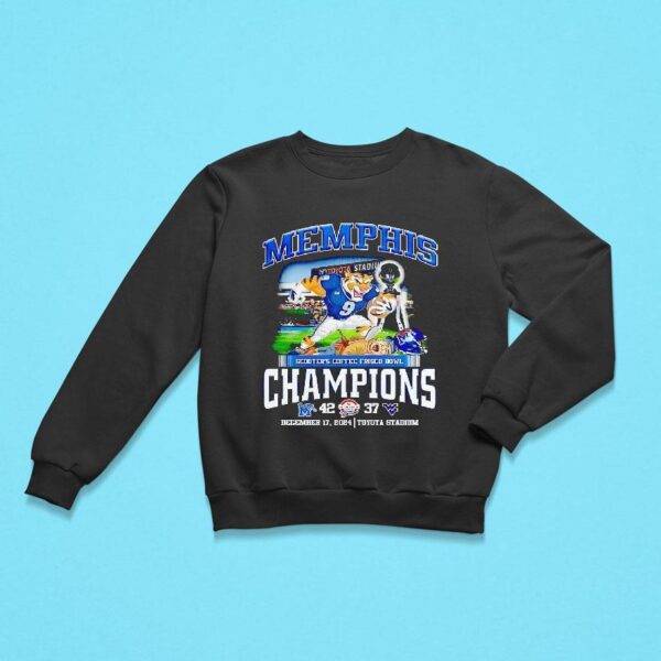 Memphis Tigers Football Scooter S Coffee Frisco Bowl Champions Sweatshirt