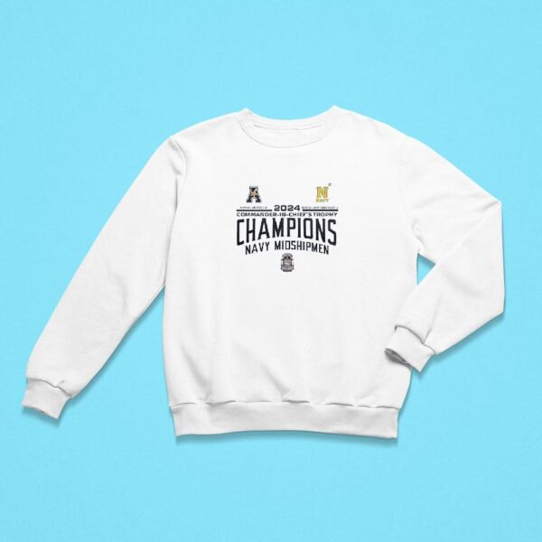 Navy Midshipmen C I C Trophy Champions Sweatshirt