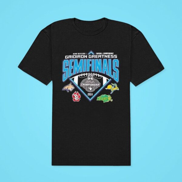 Ncaa Division I Football Championship Gridiron Greatness Semifinals Logos Classic Tshirt