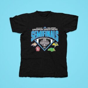 Ncaa Division I Football Championship Gridiron Greatness Semifinals Logos Tshirt