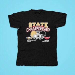 Northeastern Eagles Vs Monroe Red Hawks State A Football Championship Tshirt